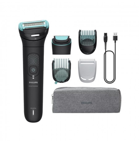 Philips 7000 series Body Groomer BG7470/15 2D flex head and dual trim-shave system