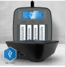 Battery charger Ni-MH USB-C everActive NC1000MV2