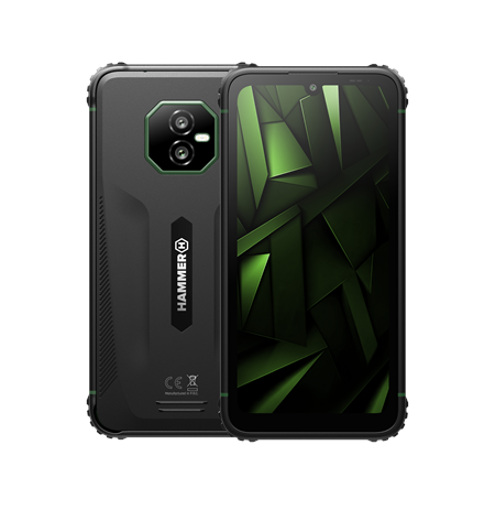 Hammer Ranger (Green) DS 6.1" IPS TFT 720x1560/2GHz/256GB/6GB RAM/Android 15/microSDXC/WiFi,BT,4G | Hammer