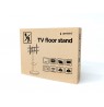 Gembird TVS-86TR-01-W TV floor stand, 37" - 86", white