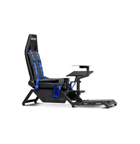 Next Level Racing Boeing Commercial Edition Flight Simulator | Blue highlights