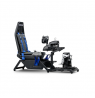 Next Level Racing Boeing Commercial Edition Flight Simulator | Blue highlights