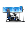 Next Level Racing Boeing Commercial Edition Flight Simulator | Blue highlights