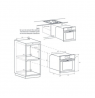 Haier HWO60SM2B9BH  Built in Oven, A+, Capacity 70 L, Black | Haier