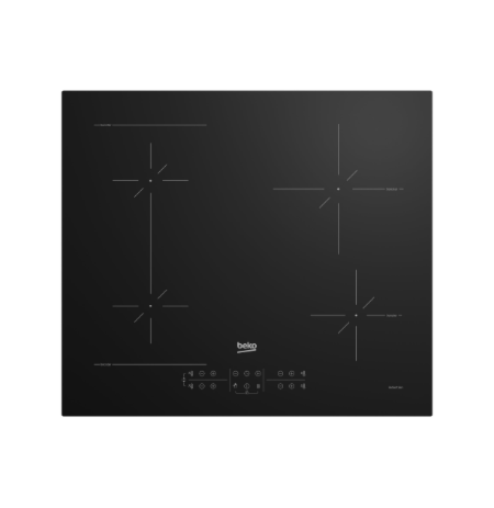Beko HII64200SFMT Hob, Induction, Width 59cm, 4 cooking zones, Touch control, Black | BEKO