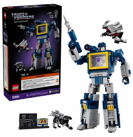 LEGO ICONS 10358 Transformers: Soundwave