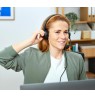 Trust HS-260 Headset Wired Neck-band Office/Call center USB Type-A Black
