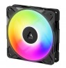 ARCTIC P12 PRO Reverse PWM PST A-RGB korpuso ventiliatorius, 4-pin, 120mm