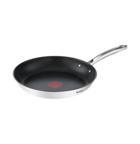 TEFAL Pan | G7320434 Duetto+ | Frying | Diameter 24 cm | Suitable for induction hob | Fixed handle | Black/Silver