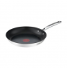 TEFAL Pan | G7320434 Duetto+ | Frying | Diameter 24 cm | Suitable for induction hob | Fixed handle | Black/Silver