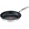 TEFAL Pan | G7320434 Duetto+ | Frying | Diameter 24 cm | Suitable for induction hob | Fixed handle | Black/Silver