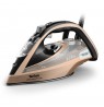 Tefal Ultimate Pure FV9852E0 iron Dry & Steam iron Durilium AirGlide Autoclean soleplate 3200 W Black, Copper