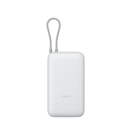 Xiaomi Power Bank 20000mAh (Integrated Cable) | 20000 mAh | Light Gray