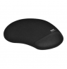 PORT CONNECT | Ergonomic Mouse Pad | 200 x 230 x 20 mm | Black