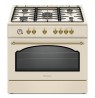 Ravanson Retro KWGE–90ARC gas and electric cooker (cream)