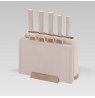Maestro MR-1412-BEIGE Knife set with block + Cutting board set Beige