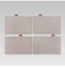 Maestro MR-1412-BEIGE Knife set with block + Cutting board set Beige