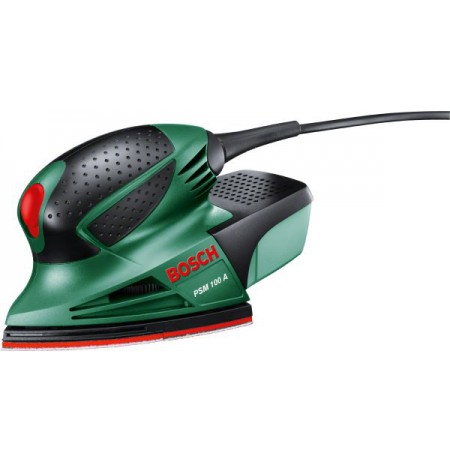Bosch PSM 100 A Multi sander 26000 OPM Black, Green, Red