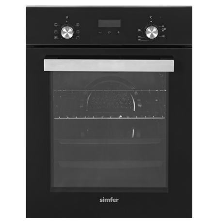 Simfer Oven | 4207DERSP.1 | 47 L | Multifunctional | Manual | Pop-up knobs | Height 59.5 cm | Width 45 cm | Black