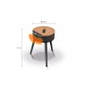 Unold 86545 electric space heater Indoor Black, Wood Fan electric space heater