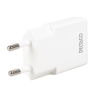 USB-C įkroviklis DELTACO, 1x USB-C PD 30 W, plonas, PPS, baltas / USBC-AC156 / 1903268
