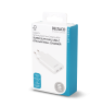 USB-C įkroviklis DELTACO, 67 W, 2x USB-C PD, plonas, baltas / USBC-AC201 / 1903667