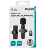 Belaidis vlogging mikrofonas DELTACO USB-C/Lightning, 1-pack / VLOG-100