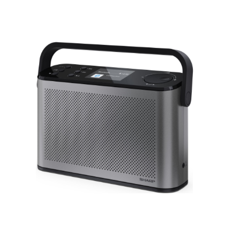 Sharp OSAKA Stereo Portable Digital Radio | DR-P540(GY) | USB port | Bluetooth | FM radio | Wireless connection
