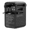 Verbatim Charge 'n' Travel 170W Universal Travel Adapter Black