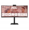 AOC | CU34E4CW | 34 " | VA | UWQHD | 120 Hz | 4 ms | 3440 x 1440 pixels | 350 cd/m² | HDMI ports quantity 2 | Black