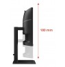 AOC Monitor 34" CU34E4CW HDMI+DP+USB-C+Webcam