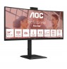 AOC Monitor 34" CU34E4CW HDMI+DP+USB-C+Webcam