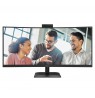 AOC Monitor 34" CU34E4CW HDMI+DP+USB-C+Webcam