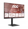 AOC E4 U27E4CV computer monitor 68.6 cm (27") 3840 x 2160 pixels 4K Ultra HD LED Black