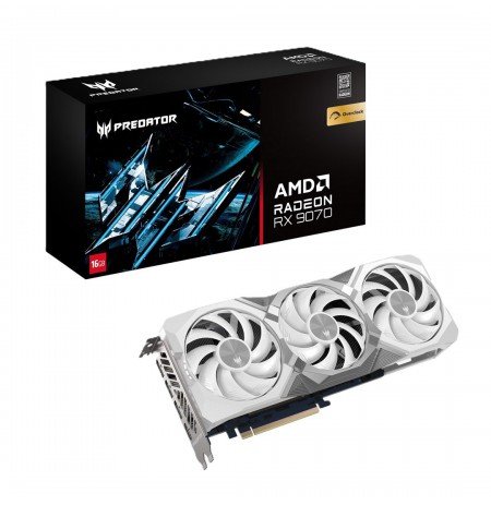 Graphics Card Acer Predator RX9070 16GB WHITE