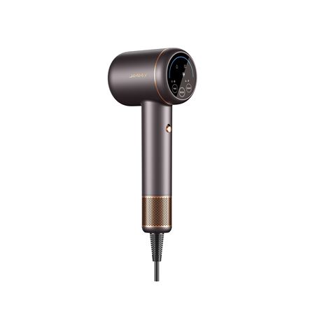 Jimmy | Hair Dryer | F8 | 1600 W | Number of temperature settings 3 | Ionic function | Diffuser nozzle | Grey