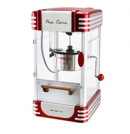 Emerio POM-120650 popcorn popper Red, Silver 360 W