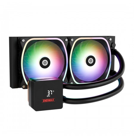 Enermax Aquafusion II 240 mm Processor All-in-one liquid cooler 12 cm Black