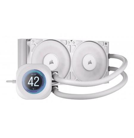 Corsair Nautilus 240 RS LCD Processor All-in-one liquid cooler 12 cm White 1 pc(s)