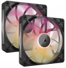 Corsair iCUE LINK RX140 MAX RGB Computer case Fan 14 cm Black 2 pc(s)