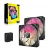 Corsair iCUE LINK RX140 MAX RGB Computer case Fan 14 cm Black 2 pc(s)