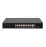 Digitus 16 Port Fast Ethernet PoE Switch , 2 Gigabit Uplinks (RJ45 / SFP)