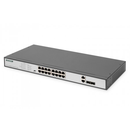 Fast Ethernet PoE Switch 16-port+2 Combo 250W