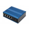 Industrial switch 4x 1000Base-TX PoE + 1x 1000FX