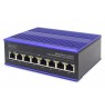 Industrial switch 8x 100Base-TX PoE 240W DIN