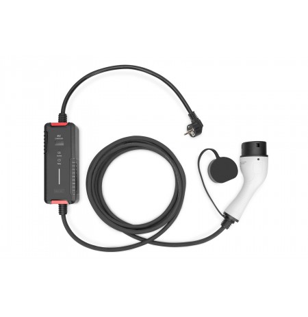 EV charger, 5 m, 230 V, Type F 7/4 to Type 2