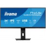 iiyama ProLite 34” IPS ultra-wide flat screen with PiP, PBP and height adjustable stand