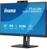 iiyama ProLite 27’’ IPS QHD monitor with a built-in Windows Hello camera and microphone, USB-C, KVM-Switch and height