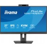 iiyama ProLite 27’’ IPS QHD monitor with a built-in Windows Hello camera and microphone, USB-C, KVM-Switch and height