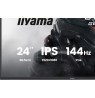 iiyama G-MASTER Get ahead with the 24" GB2441HSU Black Hawk monitor with IPS Panel Technology, 1ms MPRT and height adjustabe